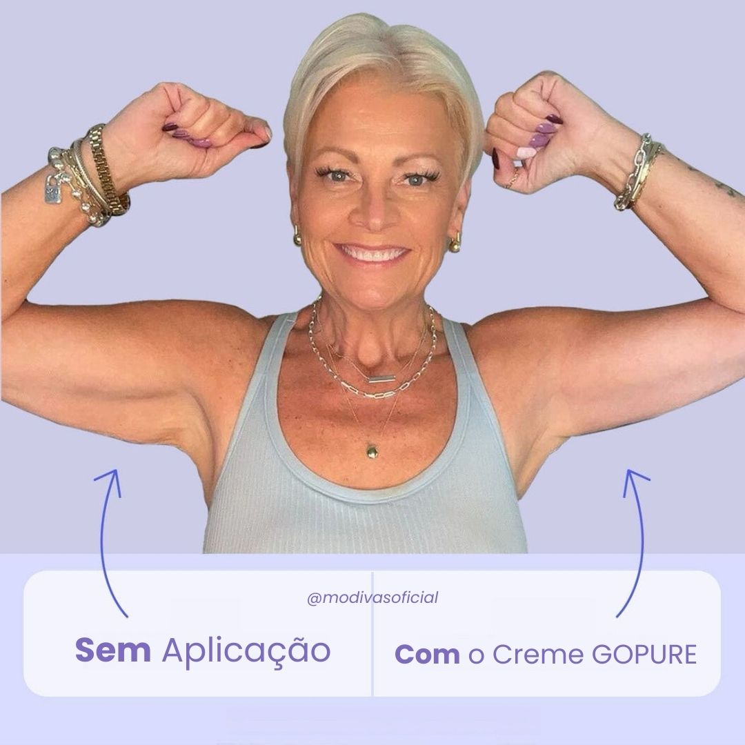 Creme Anti-Estrias e Flacidez Sculpt & Tone GOPURE / PELE E AUTOESTIMA 100% RECUPERADA