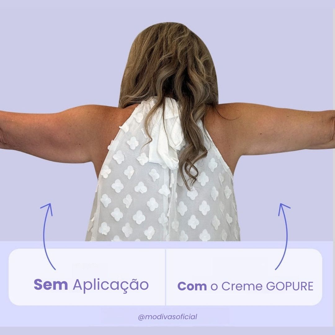 Creme Anti-Estrias e Flacidez Sculpt & Tone GOPURE / PELE E AUTOESTIMA 100% RECUPERADA