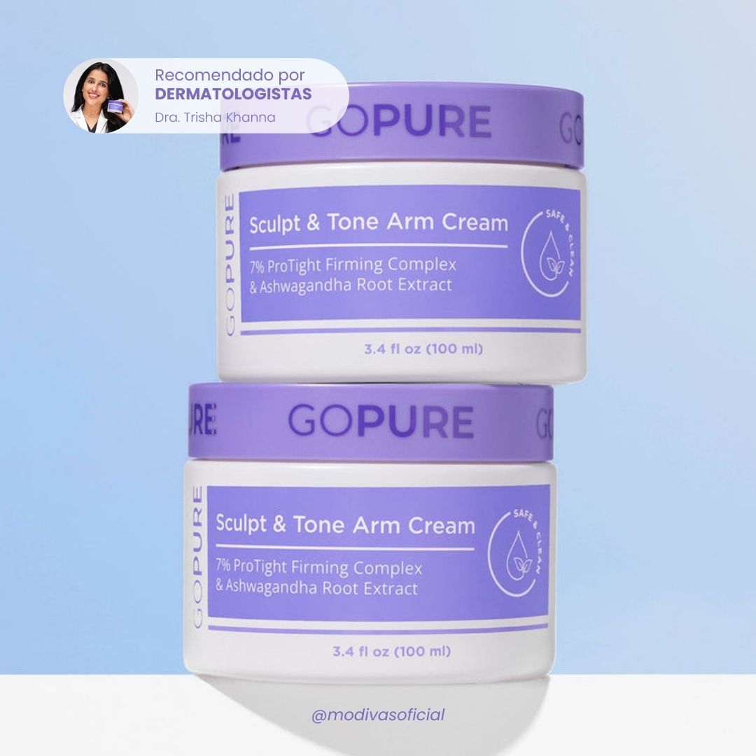 Creme Anti-Estrias e Flacidez Sculpt & Tone GOPURE / PELE E AUTOESTIMA 100% RECUPERADA