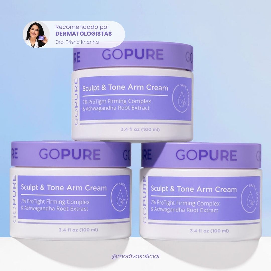 Creme Anti-Estrias e Flacidez Sculpt & Tone GOPURE / PELE E AUTOESTIMA 100% RECUPERADA