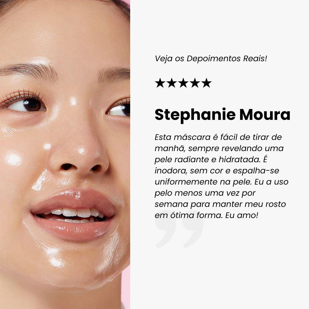 Máscara de Colágeno Korean Viral + BRINDE EXCLUSIVO