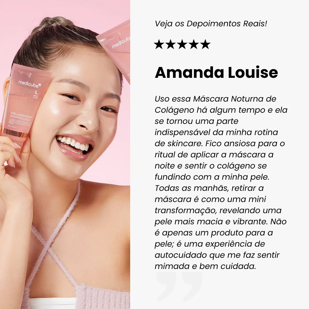 Máscara de Colágeno Korean Viral + BRINDE EXCLUSIVO