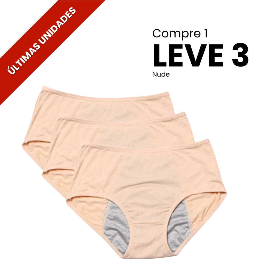 Calcinha Comfort. Antivazamento Para Incontinência Urinária - Conforto e Proteção o dia todo!
