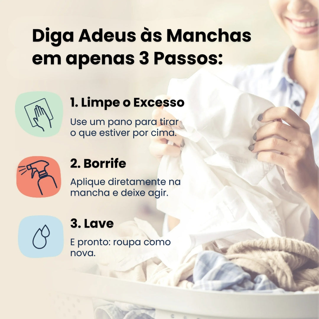 Spray Mágico SOS Manchas – Resgate Rápido para Roupas
