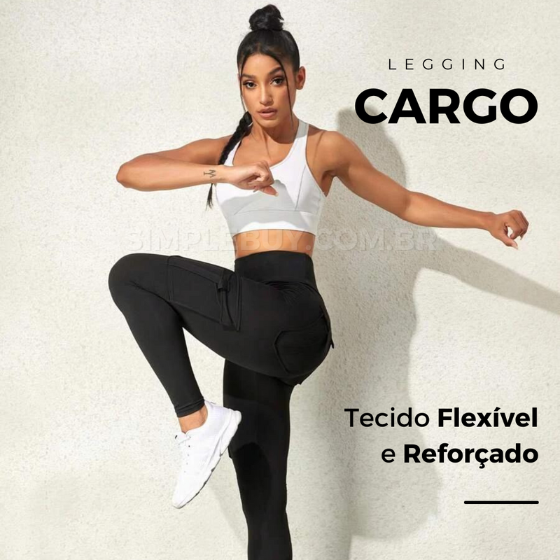 Legging Cargo Chic Modeladora® - COMPRE 1 LEVE 3 | FRETE GRÁTIS