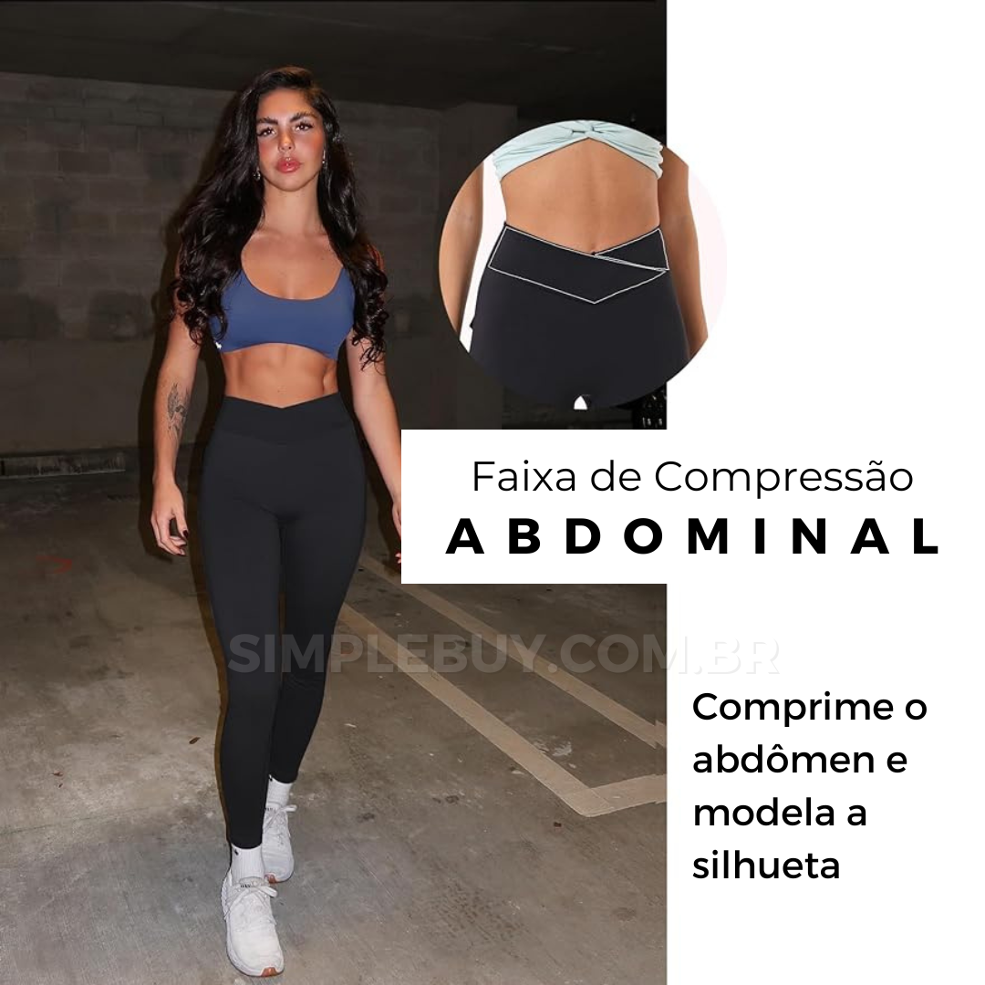 Legging Feminina Cargo Chic Modeladora