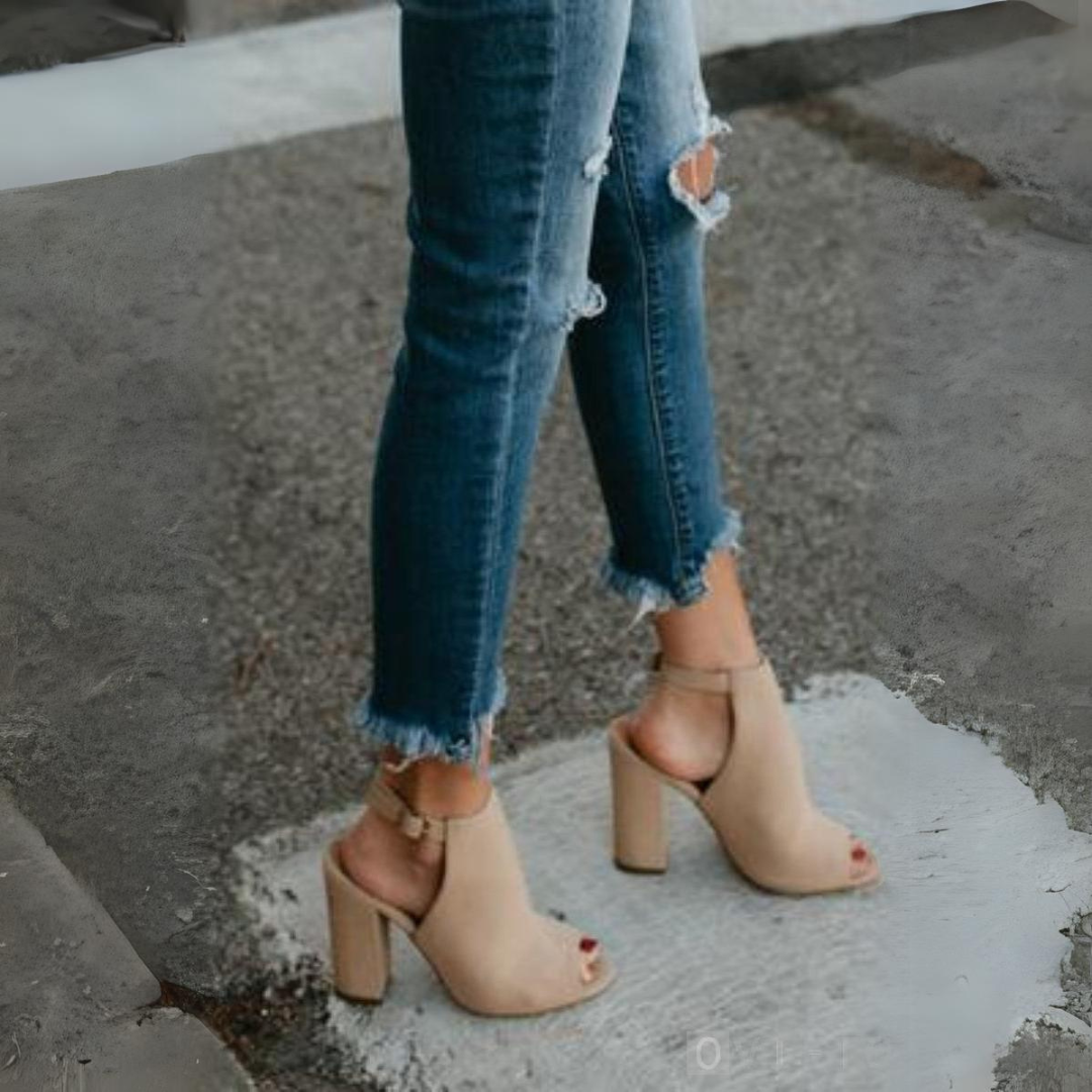 Salto Feminino Quadrado Roberta