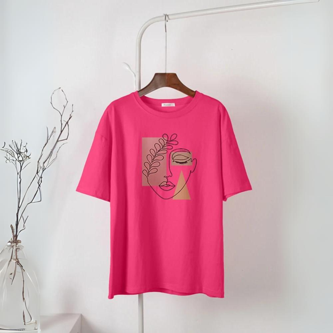 T-Shirt Feminina Aesthetic Outline