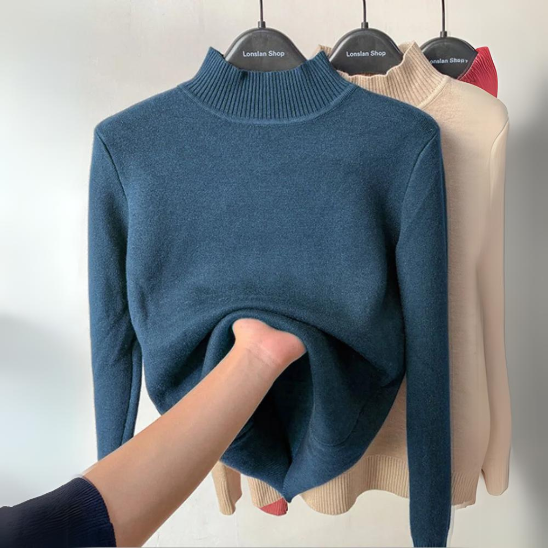 Suéter Feminino Forrado de Lã