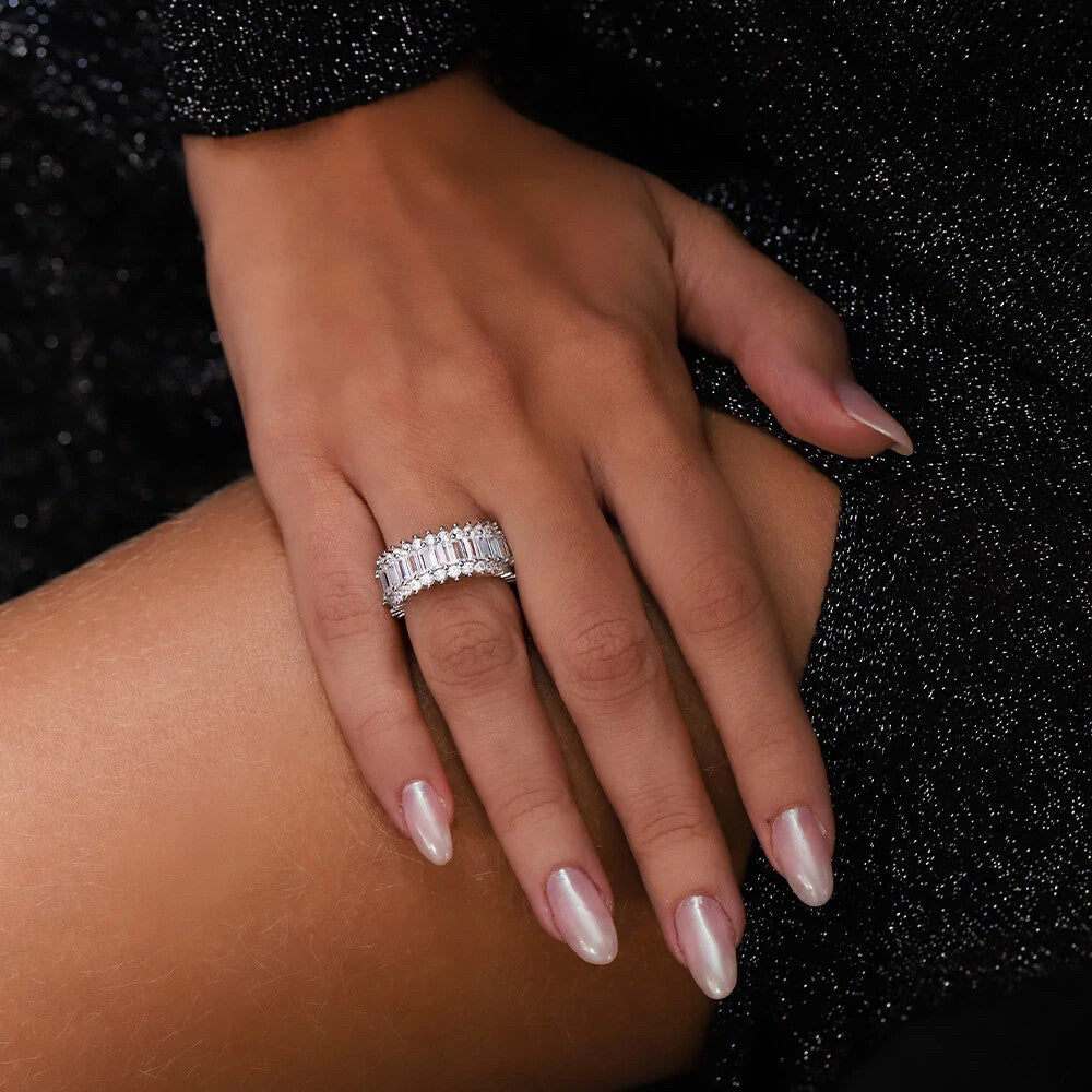 Anel Crown com Zircônia Cúbica