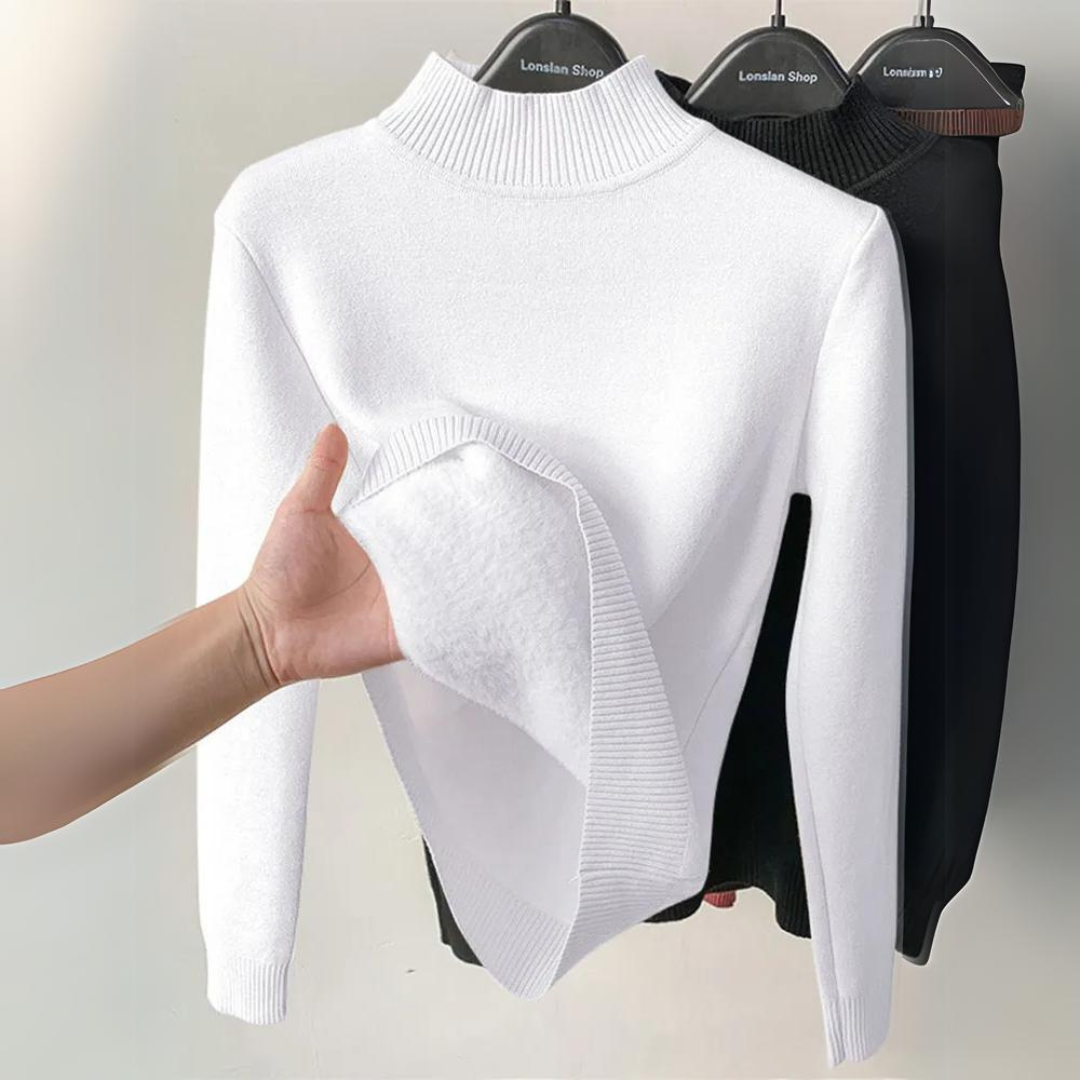 Suéter Feminino Forrado de Lã