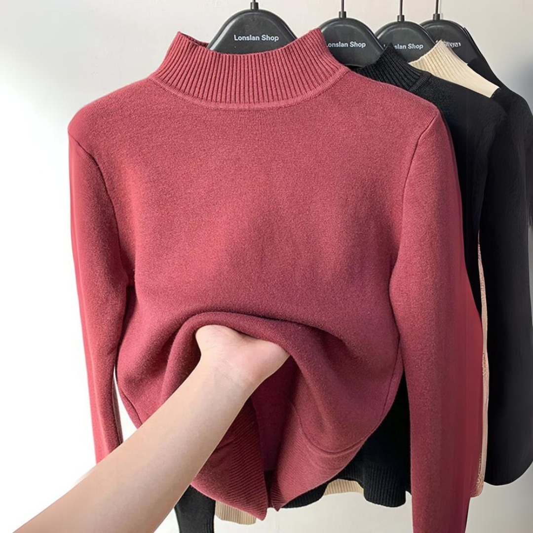 Suéter Feminino Forrado de Lã