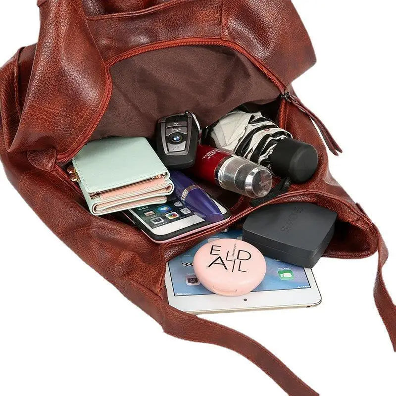 Bolsa Feminina Vintage em Couro