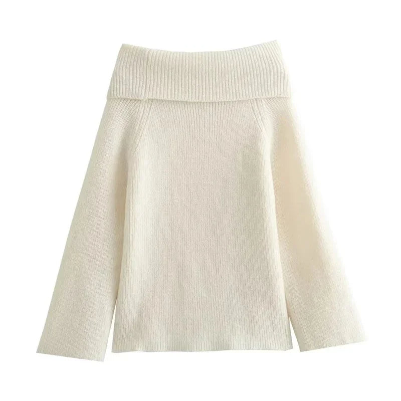 Suéter de Lã Ombro a Ombro