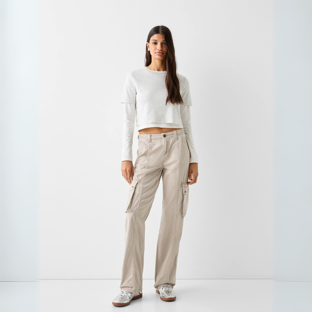 Calça Cargo Ajustável Curve Perfect - PAGUE 1, LEVE 2!