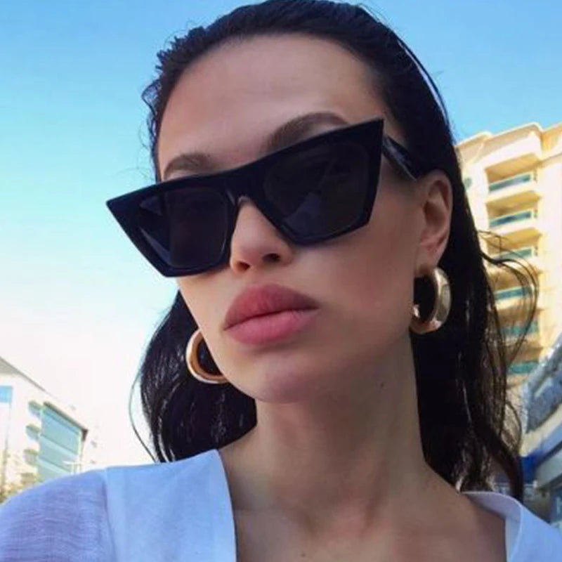 Óculos de Sol Vintage Quadrado