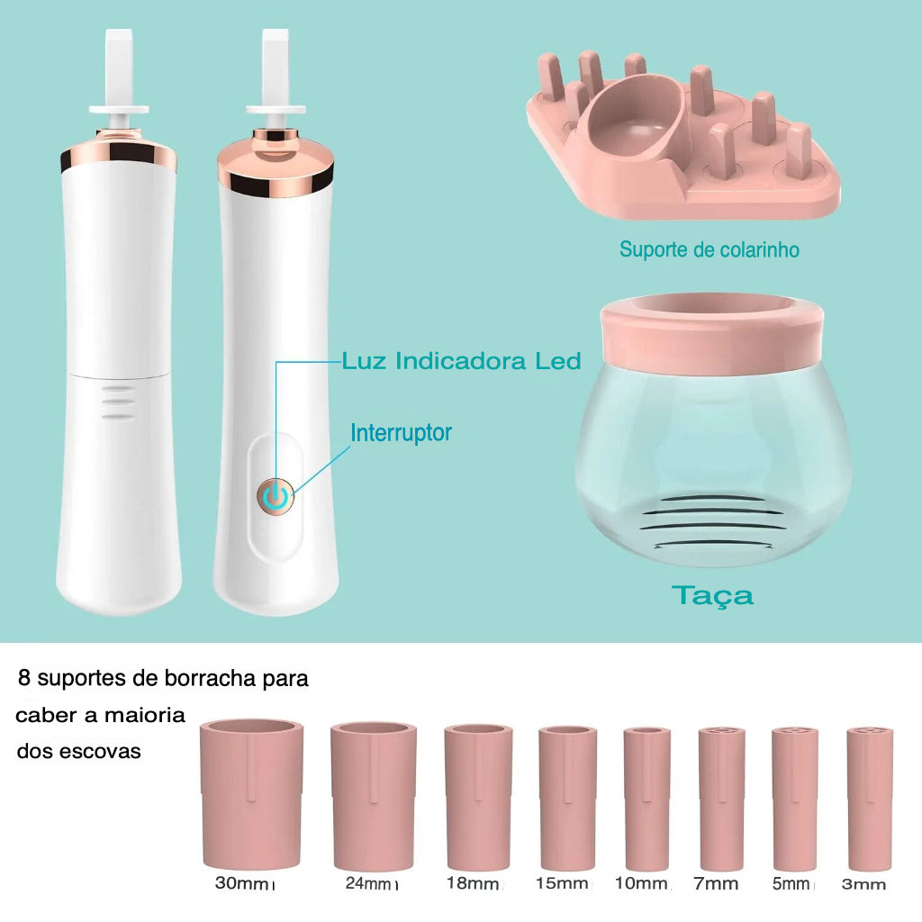 Higienizador de Pincéis de Maquiagem Recarregável - Simple Clean™