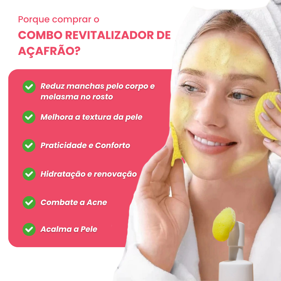 Combo Revitalizador de Açafrão - COMPRE 1, LEVE 2 + BRINDE EXCLUSIVO
