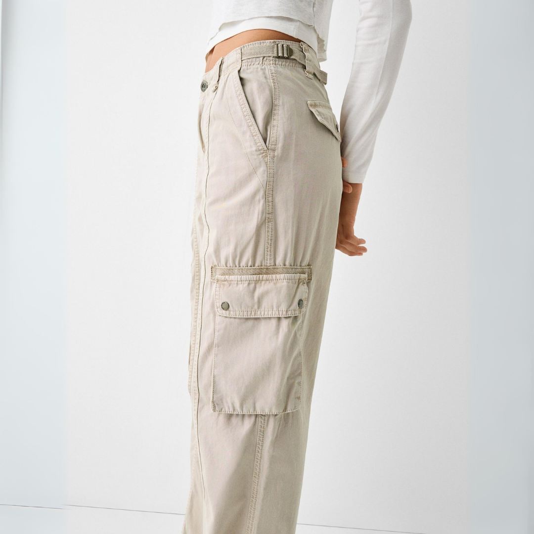 Calça Cargo Ajustável Curve Perfect - PAGUE 1, LEVE 2!