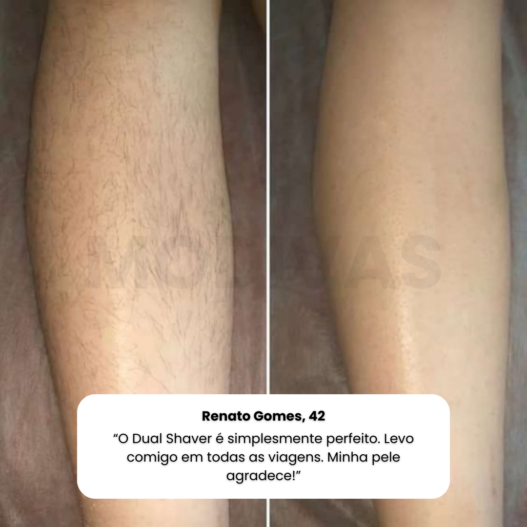 Depilador 2 em 1 Dual Shaver À Prova D'água (Full Body)