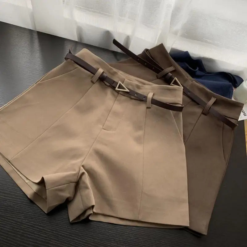 Shorts Alfaiataria Casual com Cinto