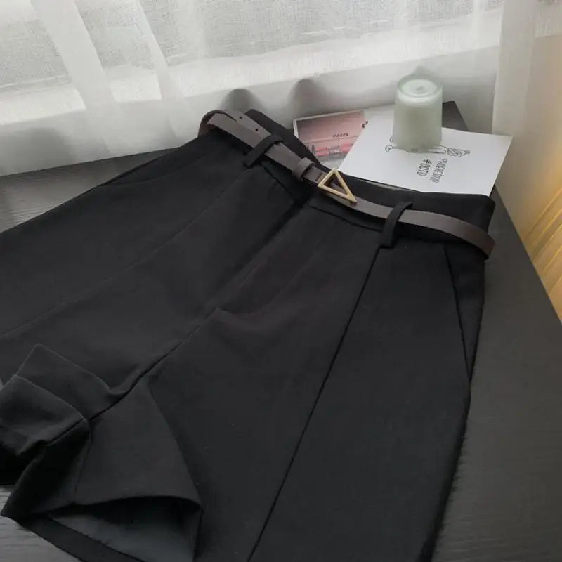 Shorts Alfaiataria Casual com Cinto