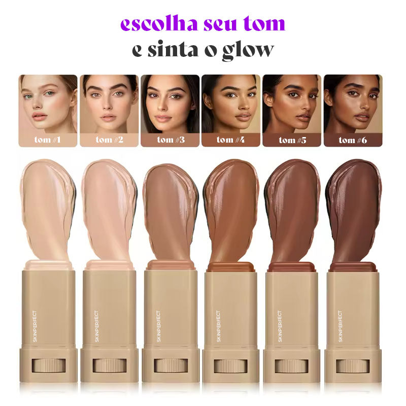 SkinPerfect Bastão Mágico - Pele Naturalmente Perfeita em Uma Só Passada