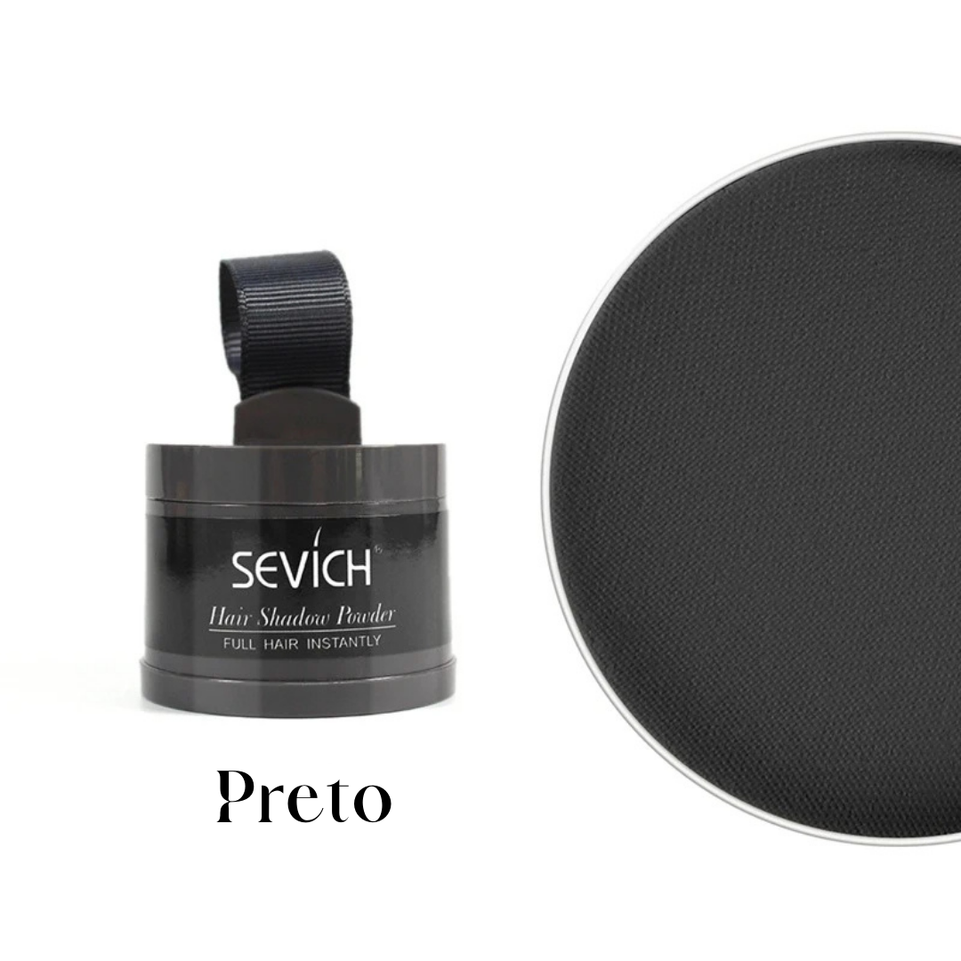 Sevich Hair: Pó de Maquiagem para Cabelo com Cobertura Natural