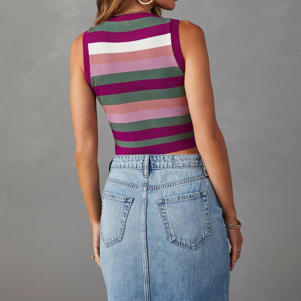 Saia Jeans Midi com Fenda Frontal