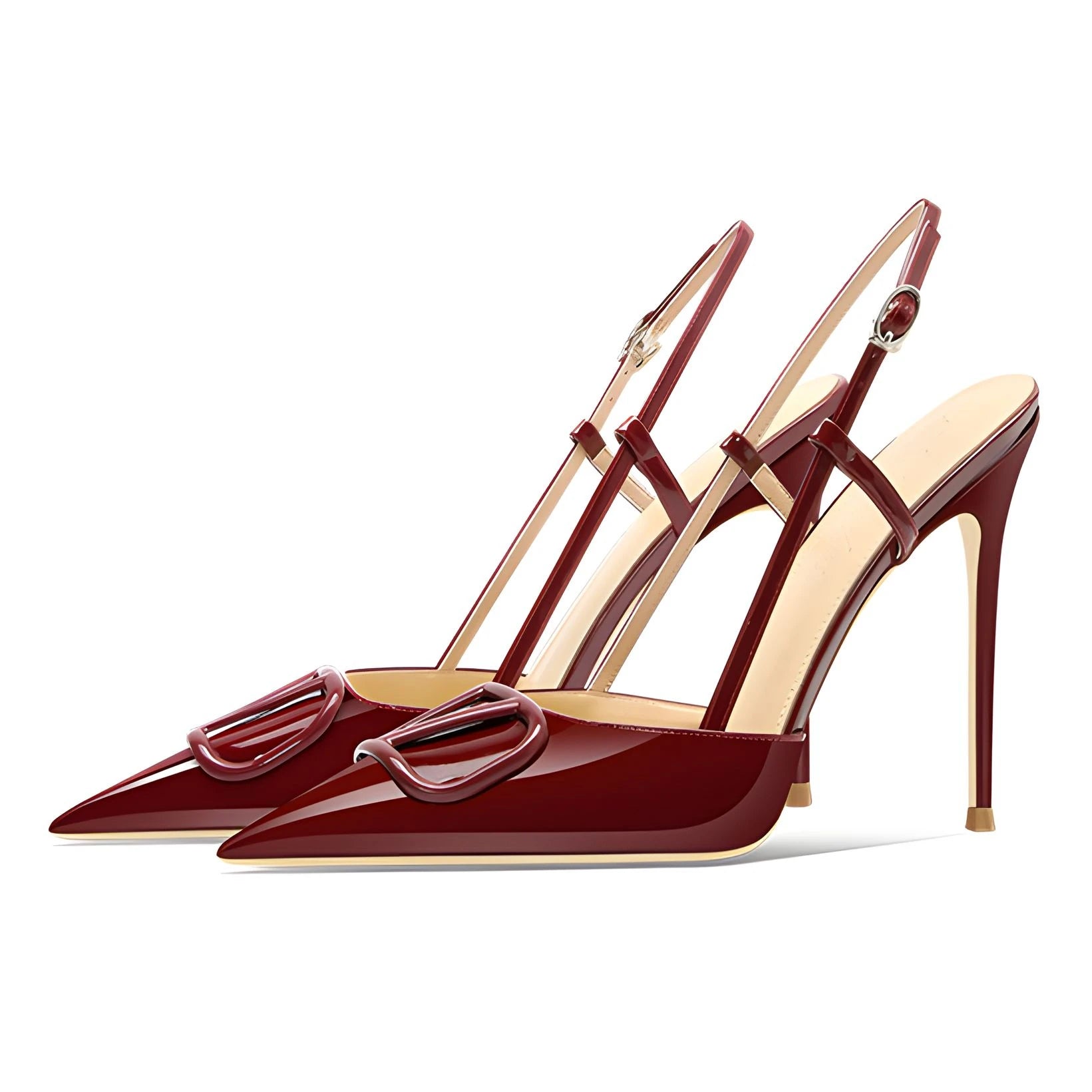 Salto Verônica em Verniz Bico Fino