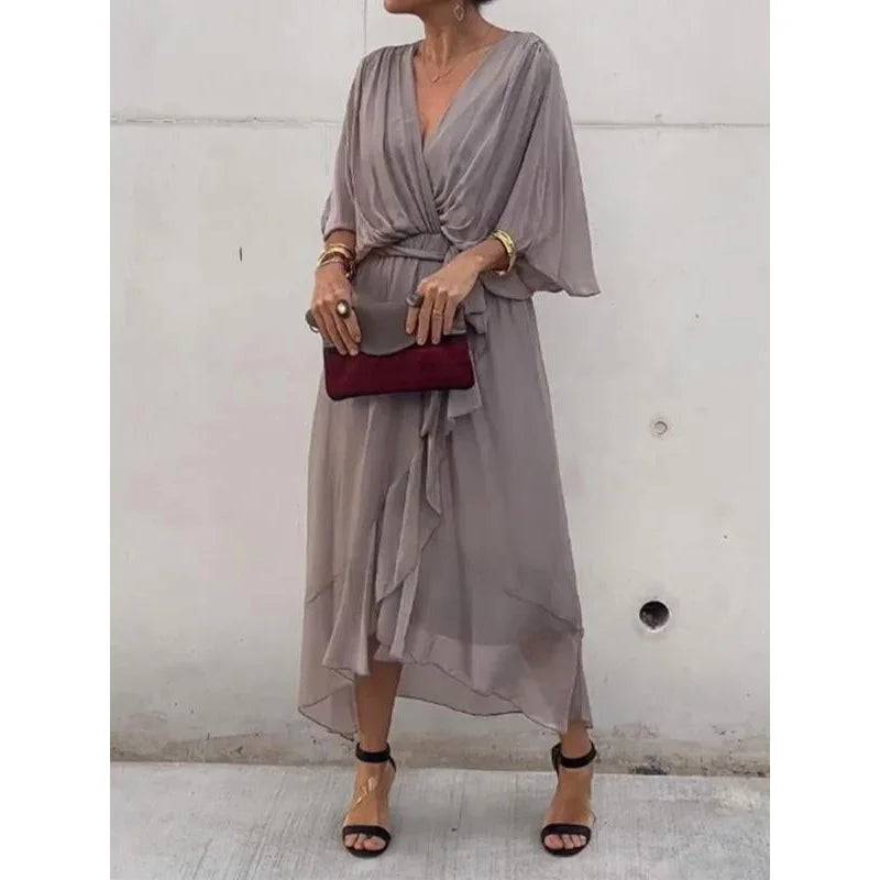 Vestido Decote V Rafaella /