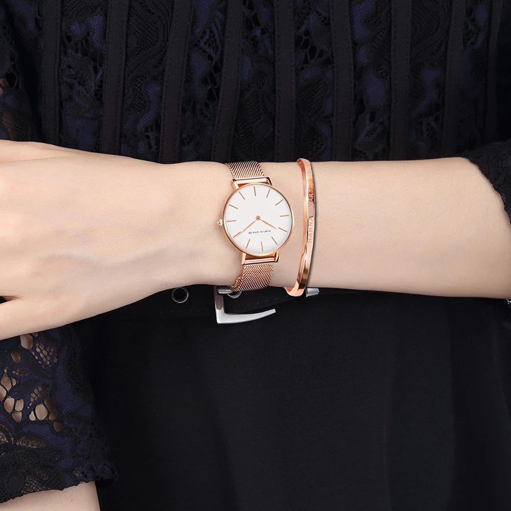 Relógio Hanna Martin com Bracelete