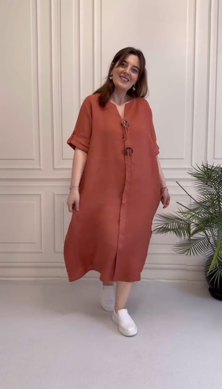 Vestido Marina (COMPRE 1 E LEVE 2 ) + Bolsa (PRESENTE)