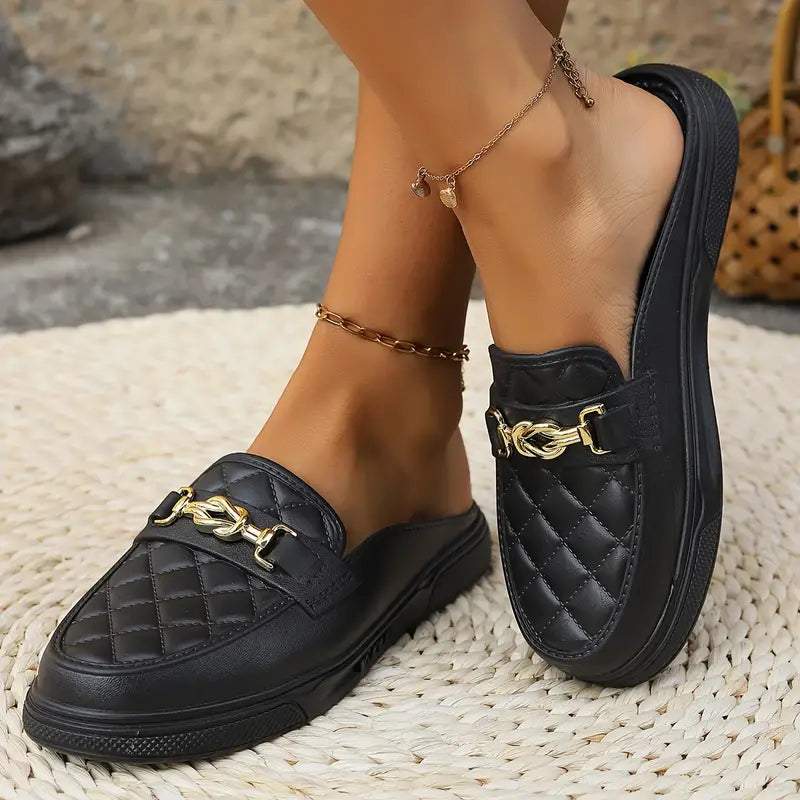 Mule Feminino em Couro Verona