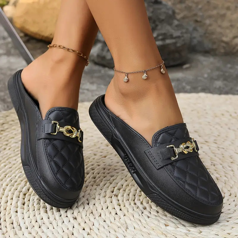 Mule Feminino em Couro Verona