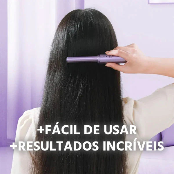 Pente Alisador de Cabelo 5 em 1 Sem Fio/Portátil