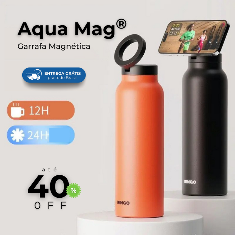 Garrafa Magnética - Aqua Mag® | Compatível com MagSafe
