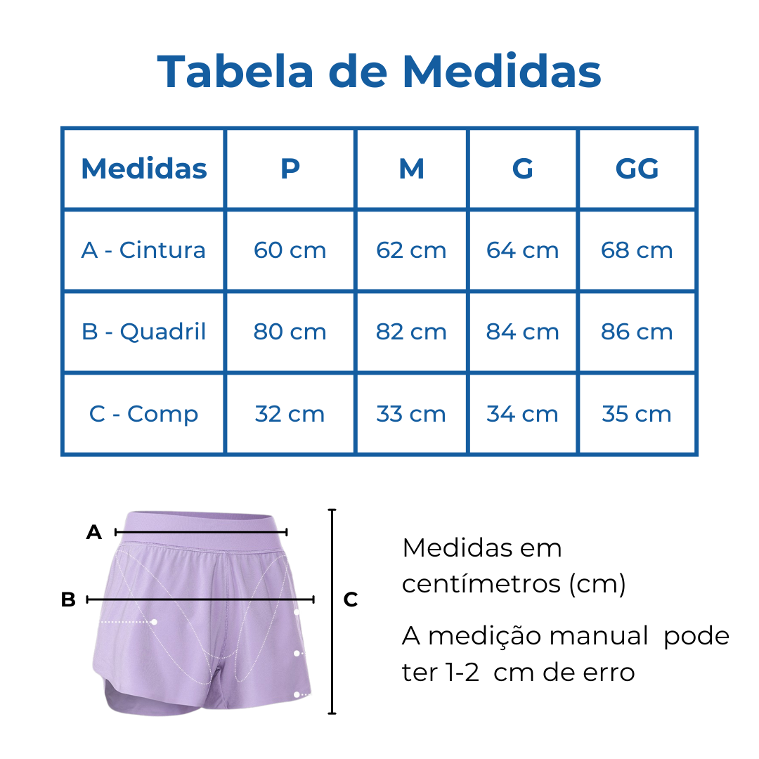 Short Lulu Lemon Feminino