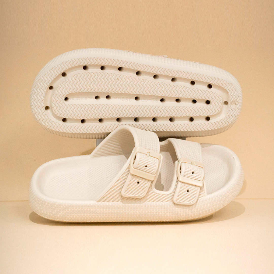 Chinelo Feminino Nuvem Fivela Dupla