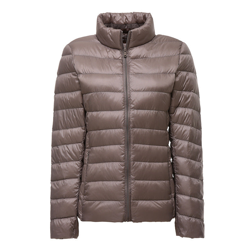 Jaqueta Feminina Puffer com Zíper