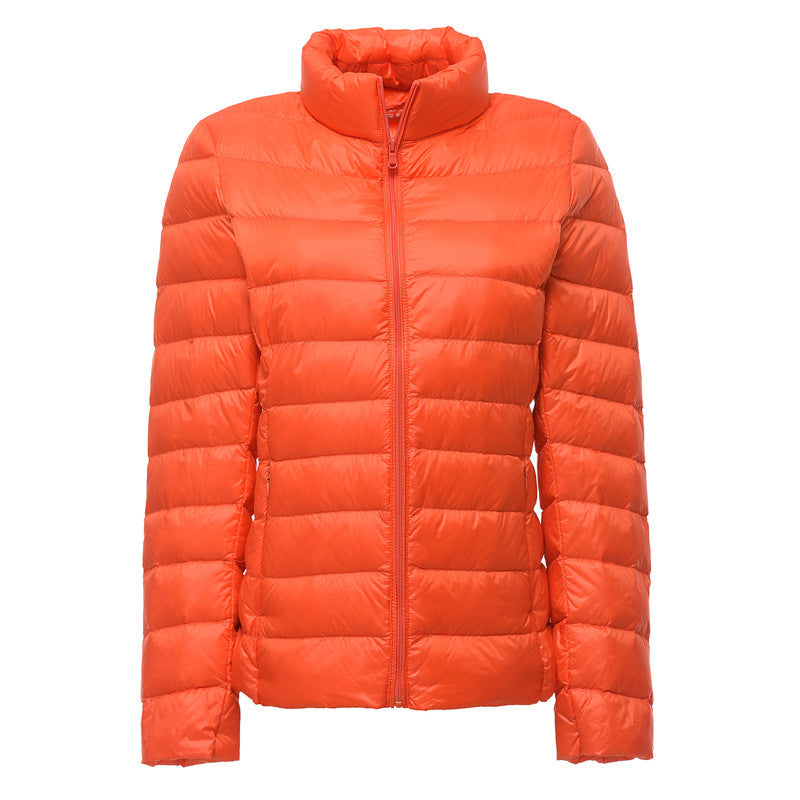 Jaqueta Feminina Puffer com Zíper