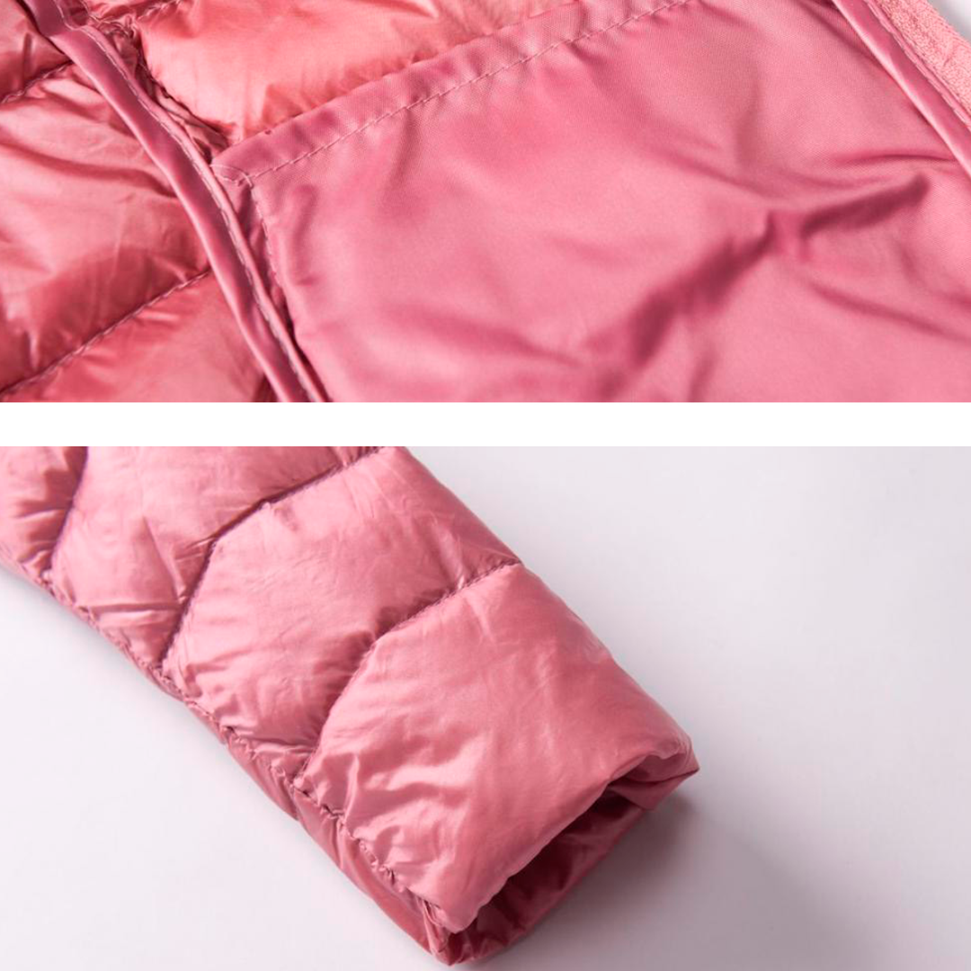 Jaqueta Feminina Puffer com Zíper