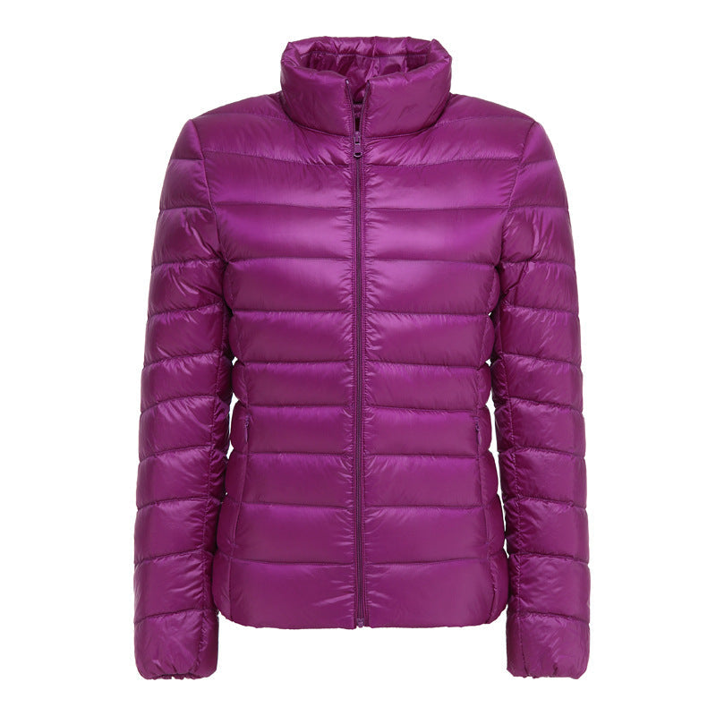 Jaqueta Feminina Puffer com Zíper