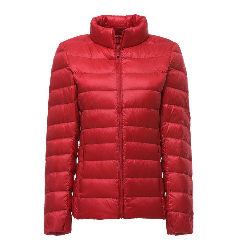 Jaqueta Feminina Puffer com Zíper