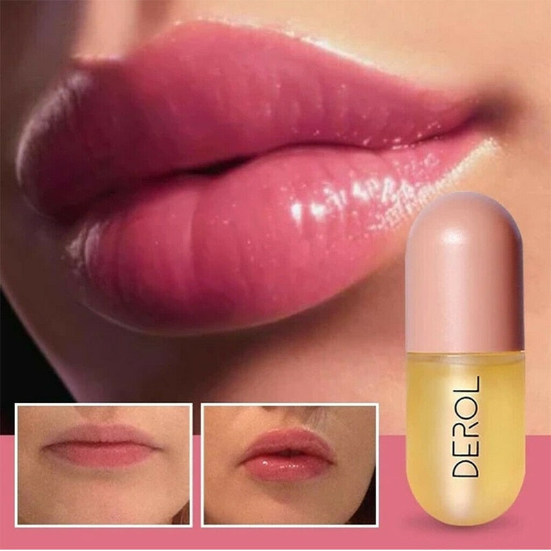 Gloss com Preenchimento e Hidratante Labial Honey Pump Derol