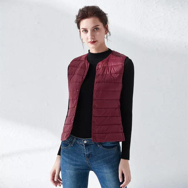 Colete Feminino Térmico Puffer