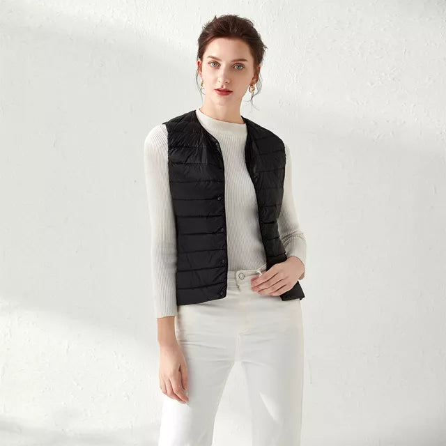 Colete Feminino Térmico Puffer