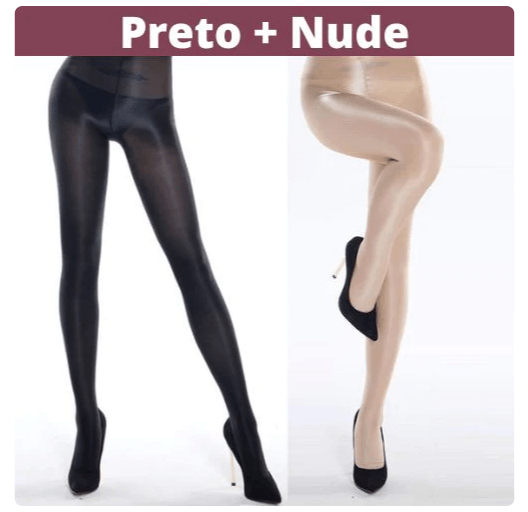 Meia Calça Anticelulite Pretty Legs 70D | COMPRE 1 LEVE 2