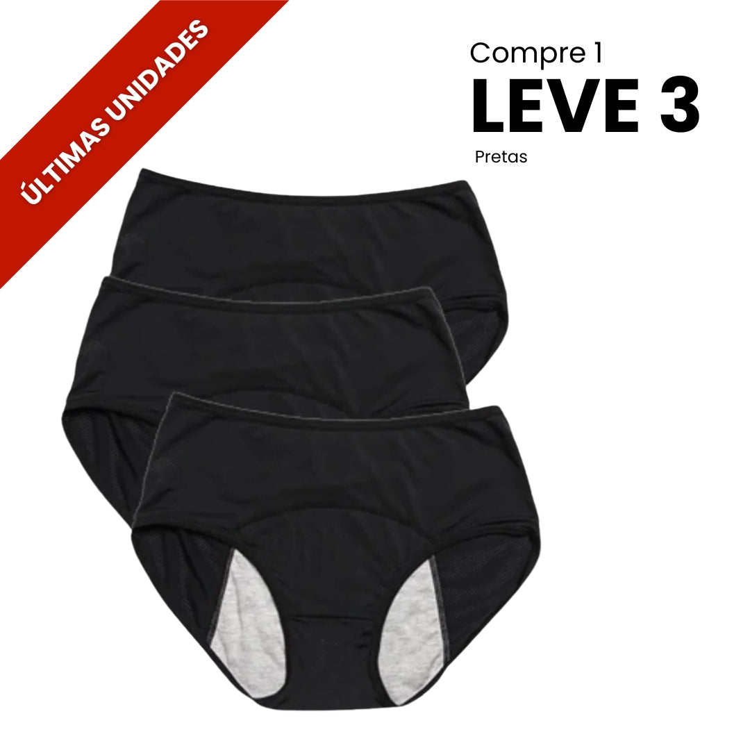 Calcinha Comfort. Antivazamento Para Incontinência Urinária - [MEGA PROMOÇÃO]