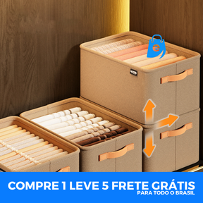Organizador de Roupas Dobrável - COMPRE 1 LEVE 5 + FRETE GRÁTIS